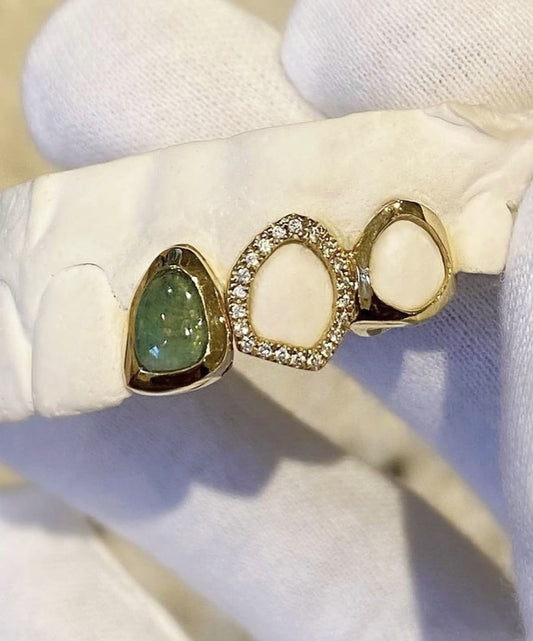 GRILLZ- LIMITED OPAL DIAMLOND SET